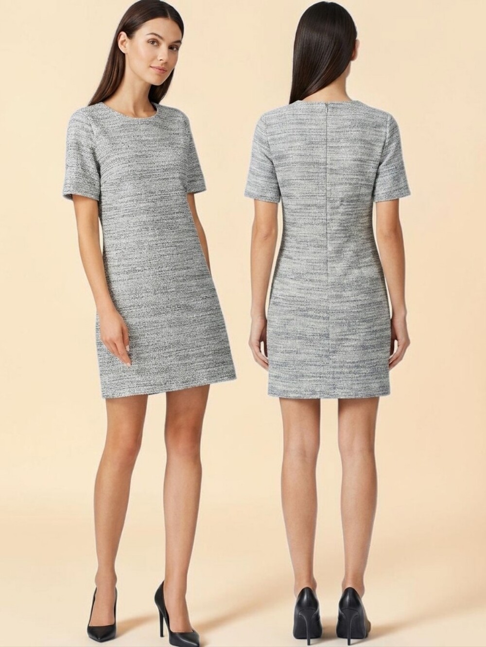 CLUB MONACO Shanice Tweed Sheath Dress - Size S
